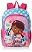 Disney Girls' Doc McStuffins Backpack, Light Blue/Pink