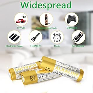 Batterie alcaline da 27 A, 12 V, V27 A, LR27 A, MN27, L828, A27, 12 V, 5 pezzi