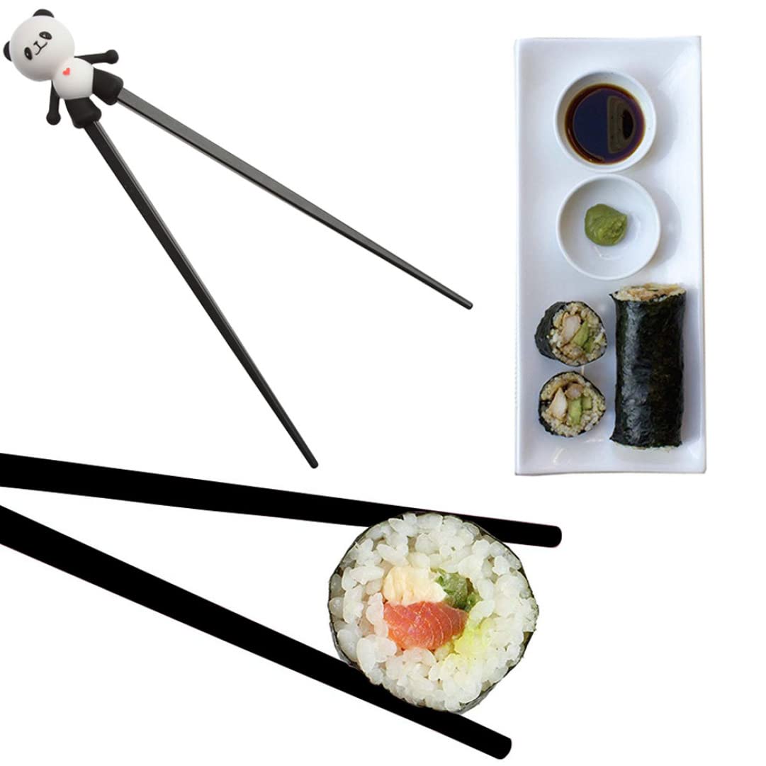 6 Bacchette Per Bambini - Antiscivolo Per Imparare A Mangiare - Foto 12