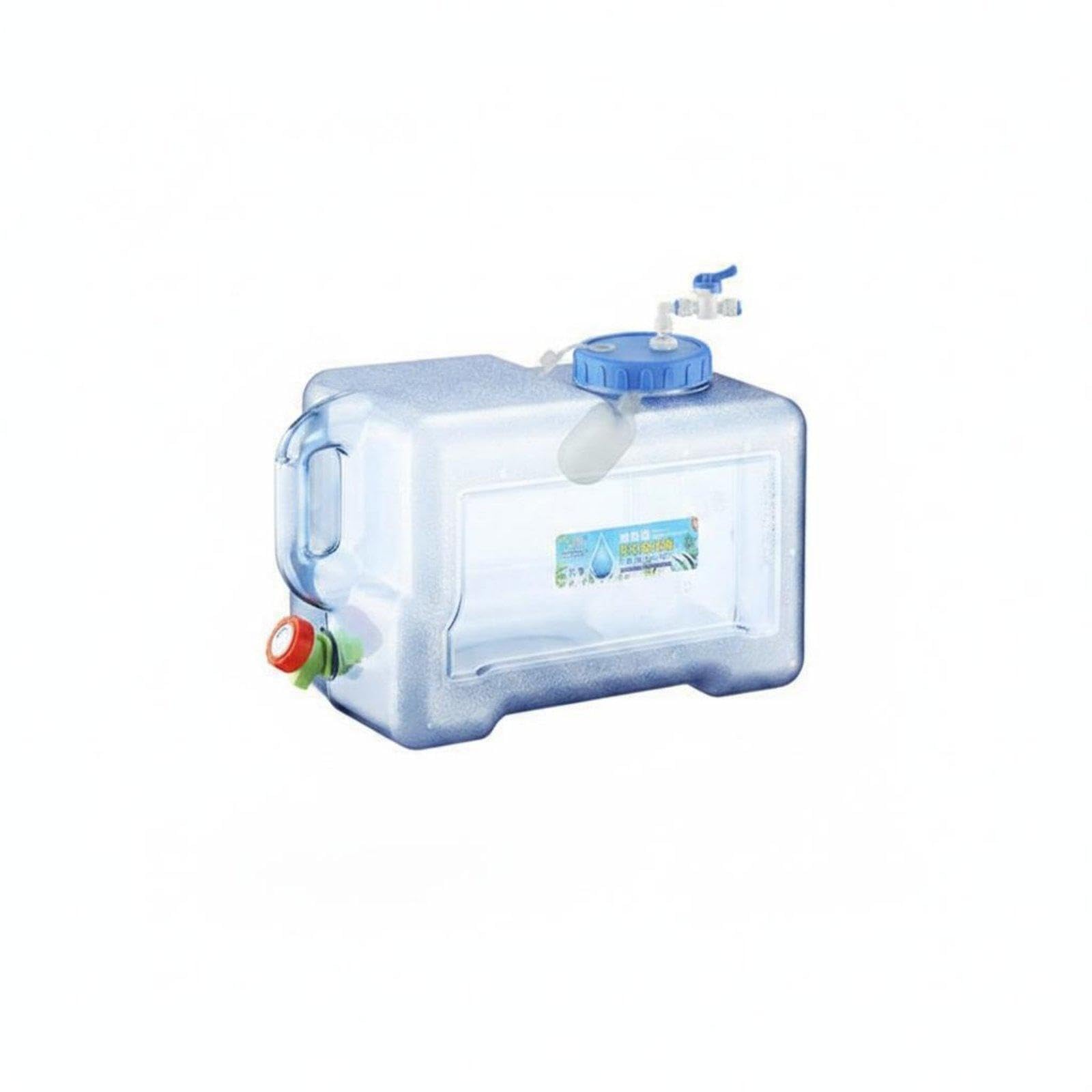Water Purifier Storage Tank Auto Shut-Off Tea Drinking Water Bucket Easy to Clean for Home Office 18L Square with Faucet-picture-29