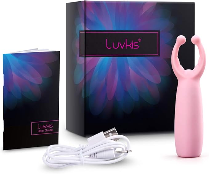 Luvkis Vibrador de estimulación del clítoris Silicone Double ...