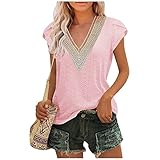 Damen Bluse 3/4 Arm Elegant V-Ausschnitt Tunika Shirt Oberteil Flowy Locker Longshirt Tops Damen Pullover Casual Blumen Langarmshirt Rundkragen Oberteile Elegant Shirt Tunika Bluse Top Damen Bluse Elegant V-Ausschnitt Hemden Langarm Casual Arbeit Oberteile mit Knöpfen Hemd Lose Langarmshirt Einfarbig Tops Shirt Damen Kurzarm/Langarm Tshirts V Ausschnitt Plissiert Oberteile Tunika Damen Oberteile V Ausschnitt Laternenärmel Chiffon Bluse Lässige Elegant Lose Einfarbig Shirt Tunika Tops