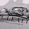 Musclealive Mens Bodybuilding Tank Top Stringer Vest Cotton Arch Man Grey M-( Chest 38 Inch to 42 Inch) #5