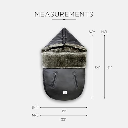 Miniatura 5 de 7 A.M. 7AM Enfant Saco Universal para Cochecito - Saco de Invierno Repelente al Agua para Cochecitos y Asientos de Coche, Saco para Cochecito con