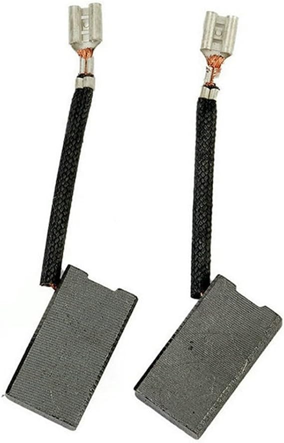 2 Pack Carbon Brush Set 381028-02 381028-08 for DW708 DW368 M35 Miter Saw Parts, Replacement Motor Brushes with Springs for Power Tools Repair