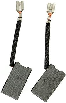 2 Pack Carbon Brush Set 381028-02 381028-08 for DW708 DW368 M35 Miter Saw Parts, Replacement Motor Brushes with Springs for Power Tools Repair