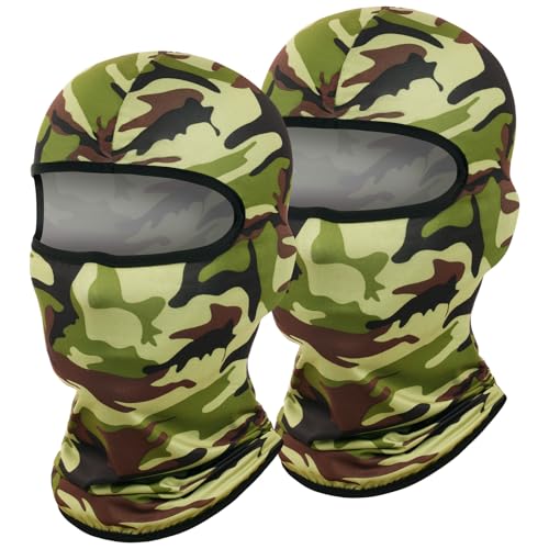 【Modi d'uso multipli】Funge da passamontagna, sciarpa, cappello o visiera; usabile singolarmente o come protezione extra sotto il casco. Copre viso, naso, bocca e collo senza limitare la respirazione.