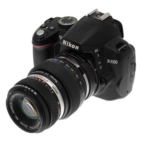 Fotodiox Pro Lens Mount Adapter, Selective 35Mm Olympus Zuiko Lens To Nikon Camera Adapter (Please See Compatible Lens List), Om-Nikon Pro #TOP21