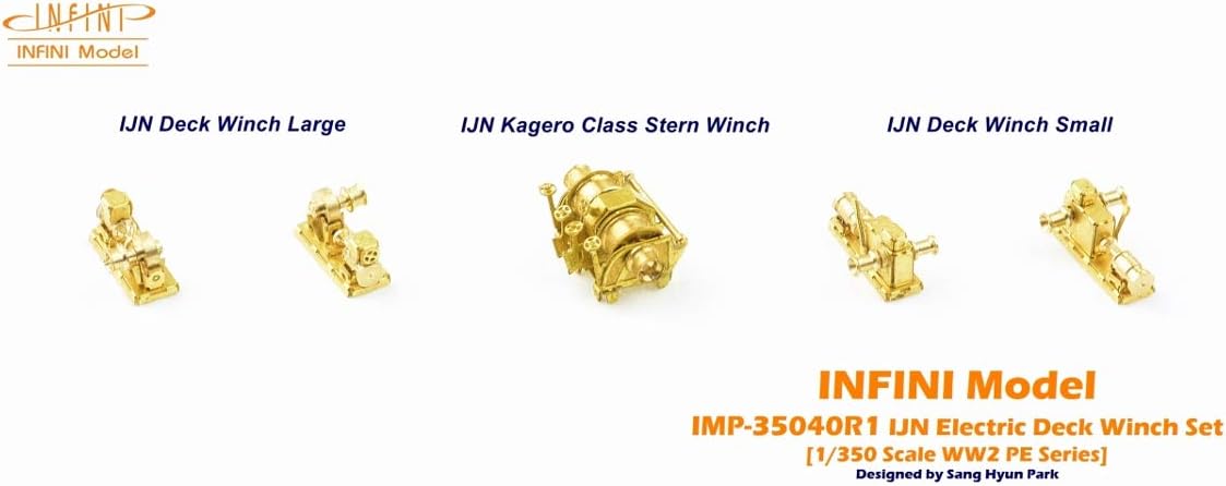 インフィニモデル Infiniti Model 1/350 IMP Series Winch Set A for Japanese Navy Plastic Model IMP3540
