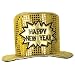 Glitz 'N Gleam HNY Top Hat (gold) Party Accessory (1 count)