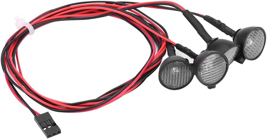 RC LED Light Bar, RC Crawler LED Lights Bar Roof Lights Lamp Upgrade Accessory Compatible with Axial scx10 Traxxas trx-4 Car(White)