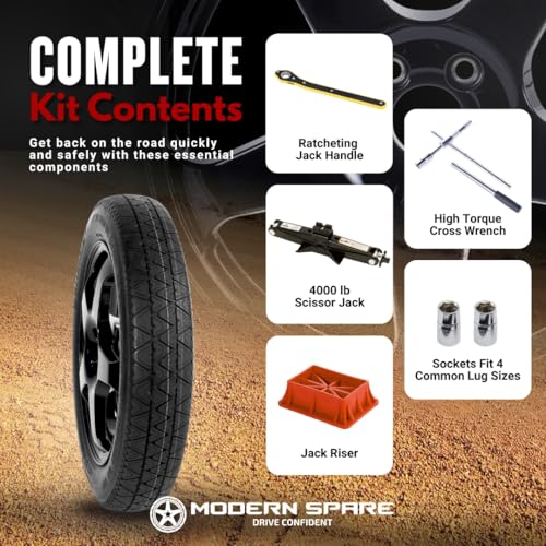 Modern Spare Compact Kit for Jeep Compass