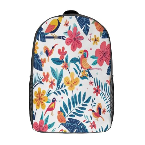 Sac à dos d'école enfants à fleurs pour les cours et les voyages