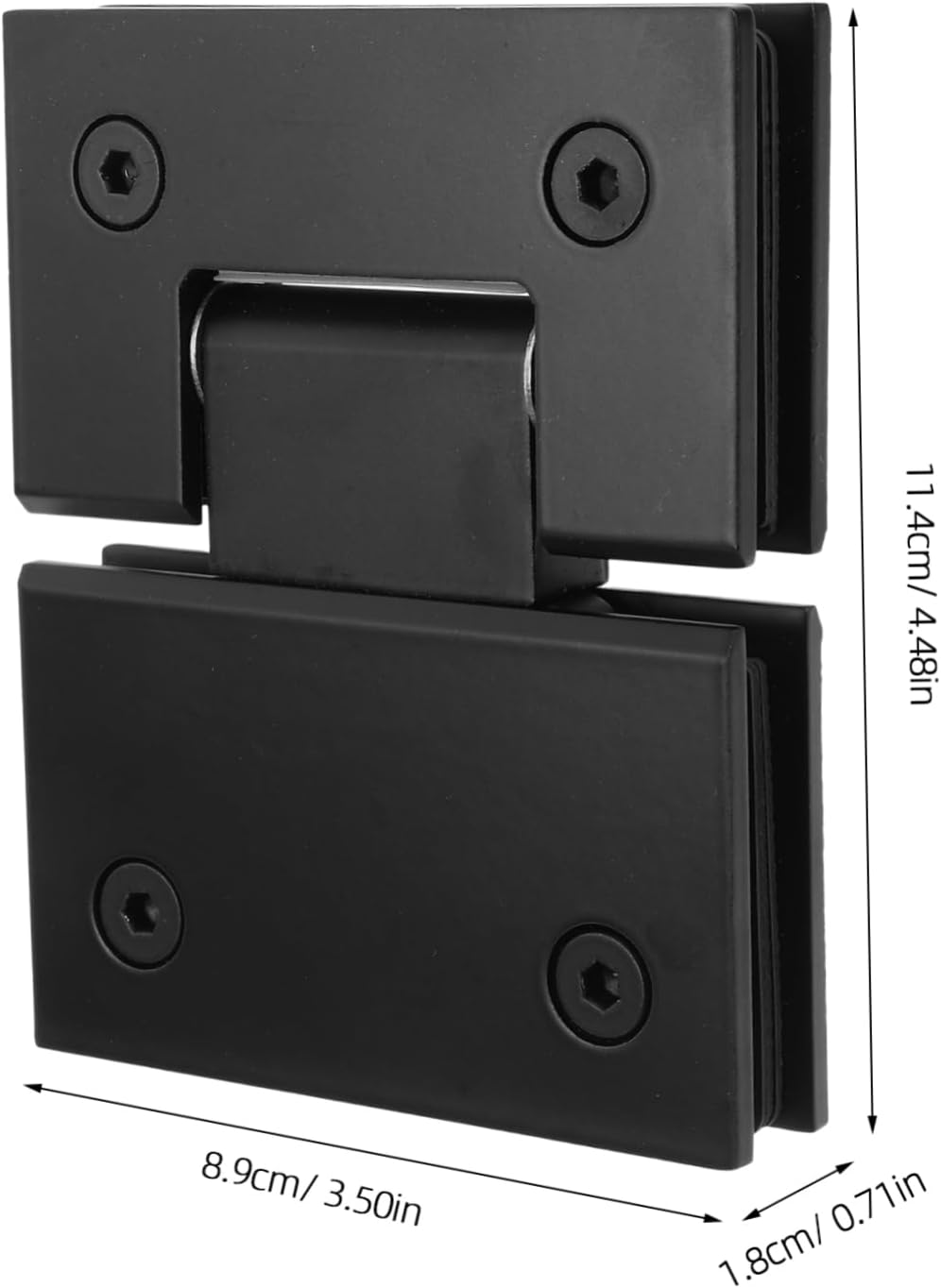 DOITOOL Glass Clamp Shower Door Hinges Shower Door Hinge Hardware Easy Installation