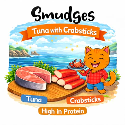 Image of Smudges Adult Cat Tuna with Crabsticks in Gravy 80g