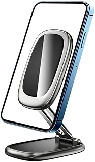 ANKHGIFTSHOP Magnetic Car Phone Holder, Foldable Dashboard Mount,Multi-Angle Adjustable Stand