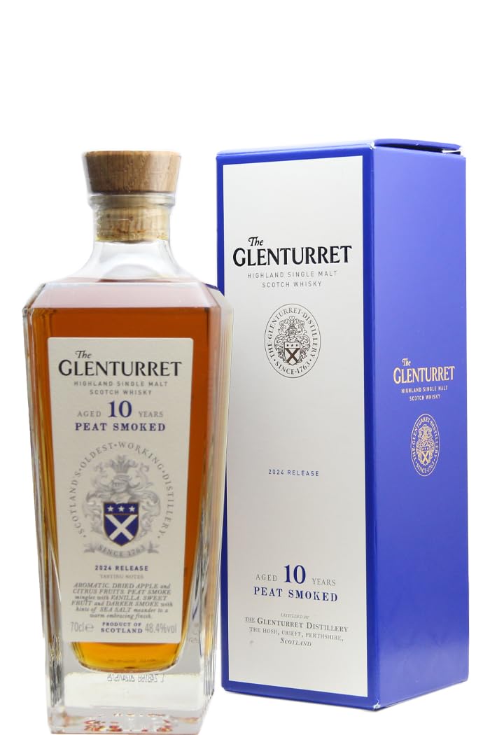 Amazon.co.jp: ザ・グレンタレット ピートスモークド 2024 10年 700ml