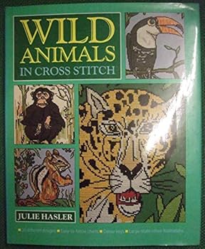 Hardcover Wild animals in cross stitch Book
