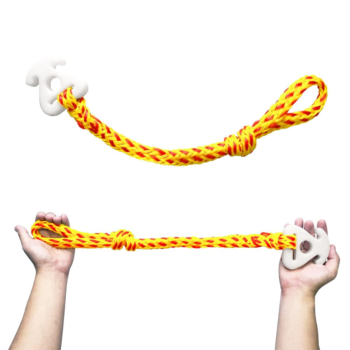 2 paquetes de conectores rápidos para tubo de barco y cuerda de remolque, conector de tubos remolcables de agua compatible con barcos, tuberías, wakeboard, esquí, deportes acuáticos, longitud