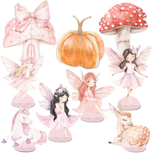 KARAQY 9 Pcs Fairy Centerpieces for Tables, Fairy Tale Centerpieces