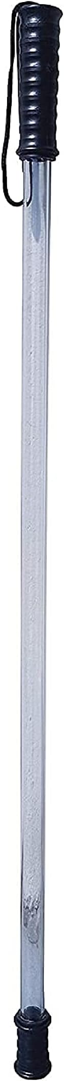 Robustt Polycarbonate Security Stick (Pack of 1) High Impact resistance, Durable, Light weight, Scratch proof, Anti Slip Bottom Security Stick/Walking Cane