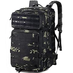 Monoki Military Tactical Backpack for Men, Large Army 3 Day Assault Pack, Molle Bag Rucksack, Emergency Backpack, Range Bag