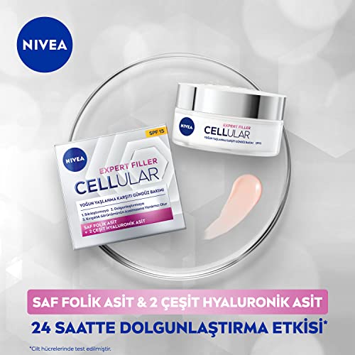 Nivea Hyaluron Cellular Filler Day Face Cream Spf 15 50Ml #TOP1