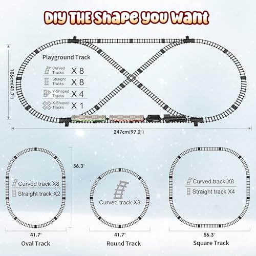 Hot Bee RC TRAINRED-01 Train Set, Remote Control Train Toys thumb #4