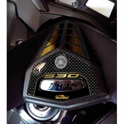 Autocollants scooter Tmax 530 2012-2016 kit protection té de fourche anti-rayures or carbone