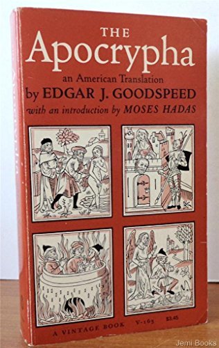 APOCRYPHA V163 by Edgar J. Goodspeed (1959-10-12) B01FKTXCHI Book Cover