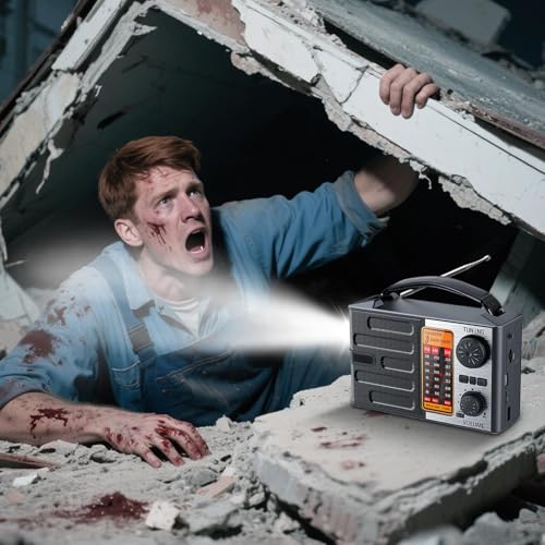 Radio de camping solaire portable pour vos week-ends en van