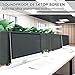 Colarr Sound Proof Dividers with Clamp 16 x 47 '' Mounted Desk Divider Privacy Panel Acoustic Absorbing Desk Partition Privacy Boards for Office Desktop Accessories Reduce Distractions