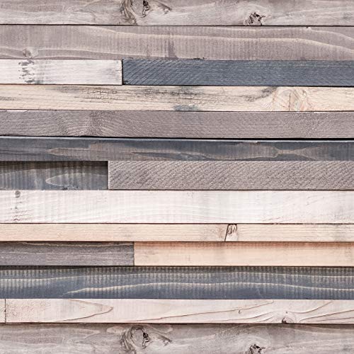 Image of DWELLSINDIA 3D Natural Wood Self Adhesive Peel and Stick PVC Wallpaper Waterproof, Scratch Resistant, Laminated (41CM X 244CM, Natural, Multicolor)