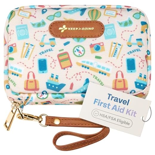 KeepGoing Travel First Aid Kit for Emergencies