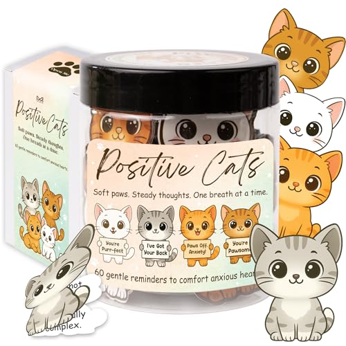 Positive Cats Affirmation Card Jar