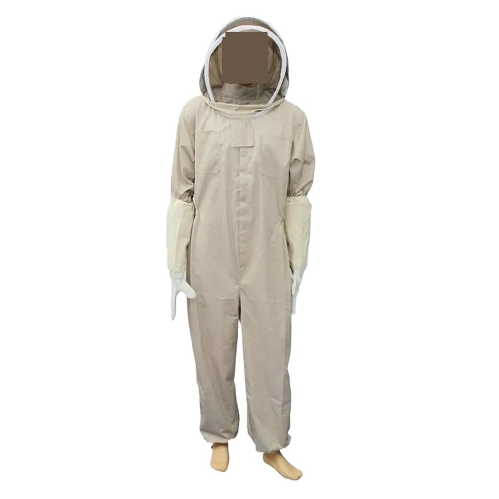 Tuta da apicoltore, Tuta for coltura Abbigliamento for 1 set for professionale ventilata for tutto il corpo con guanti(L)