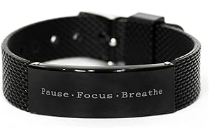 Pause Focus Breathe Bracelet