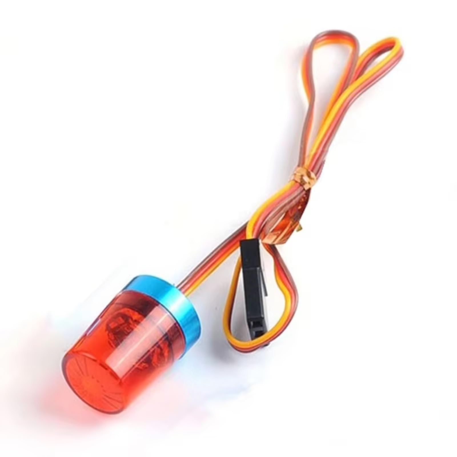 Części oświetlenia RC do Tamiya 1/10 1:14 wielofunkcyjna lampa stroboskopowa migające obrotowe światło model RC traktor samochód inżynieria części do ciężarówek (czerwony)