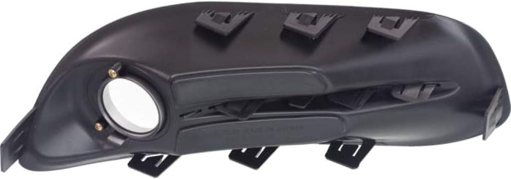 KarParts360 For Dodge Dart Fog Light Cover 2013 14 15 2016 Driver and Passenger Side Pair/Set | Primed | w/Fog Light | DOT/SAE Compliance | CH1038141, CH1039141 | 68163977AB, 68163976AB