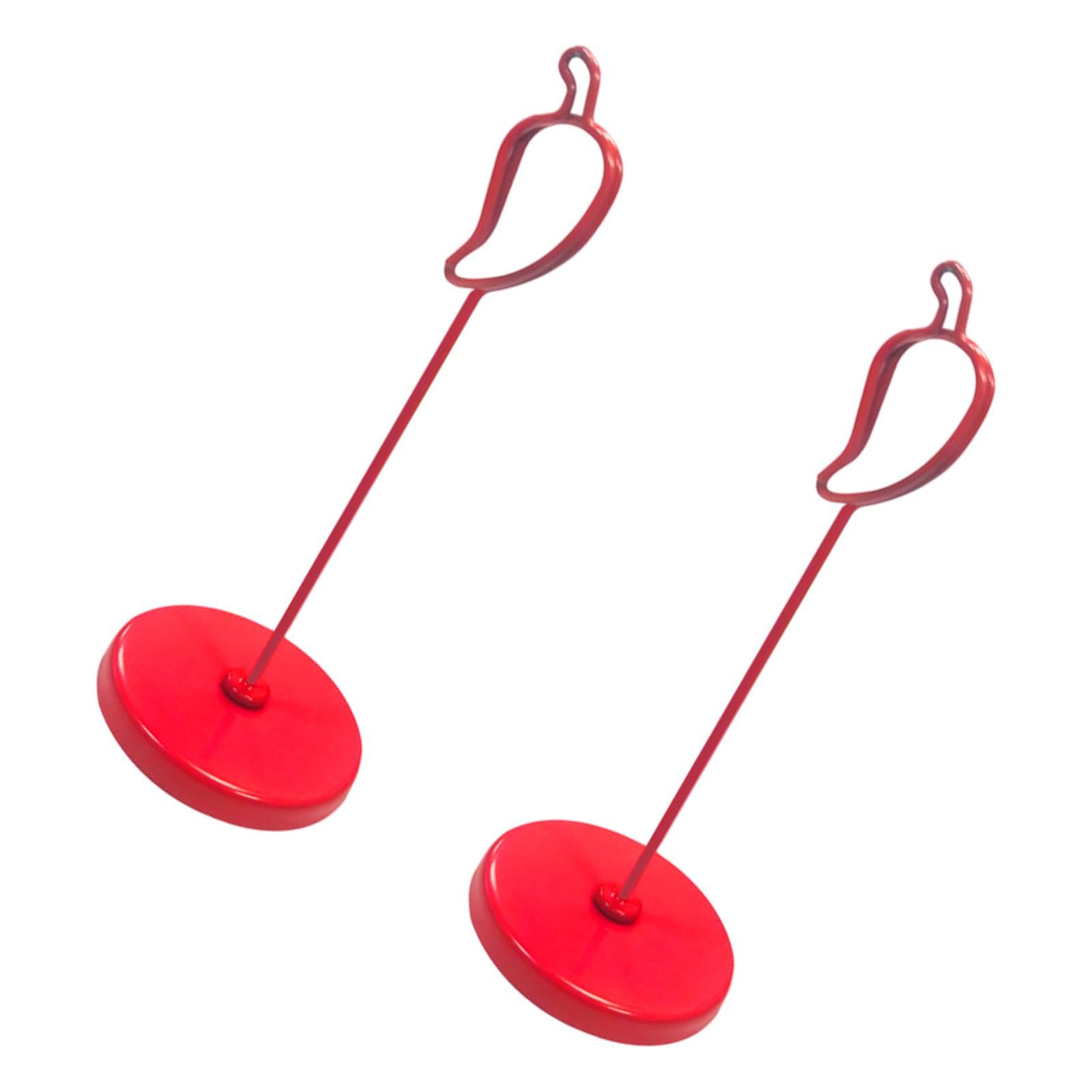 Buxuaaaa 2Pcs Pepper Shape Name Card Holder Notes Memos Photo Display Stand Table Number Holder for Wedding Birthday Decoration Note Stand for Desk