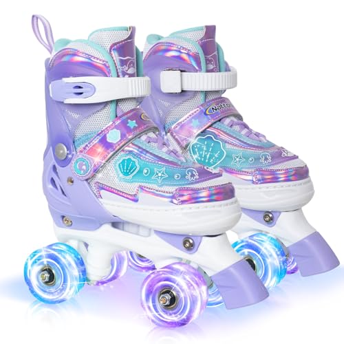 MammyGol Adjustable Kids Roller Skates for Girls or Boys,