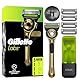 GilletteLabs mit Reinigungs-Element, Rasierer für Männer Champion Gold Edition, 1 Handstück - 1, beinhaltet Wandhalterung für einfache Lagerung im Badezimmer
