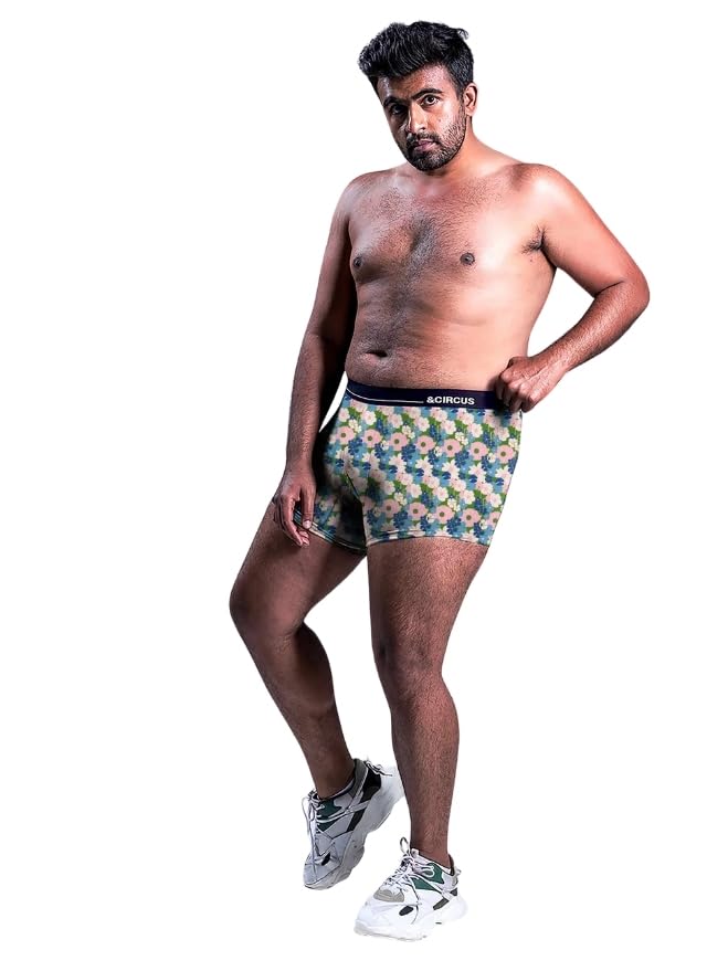 Image of &Circus Men's Puresoft Beechwood Modal Boxer Brief | Ultra Soft Mens Breathable Boxer Briefs Innerwear Men