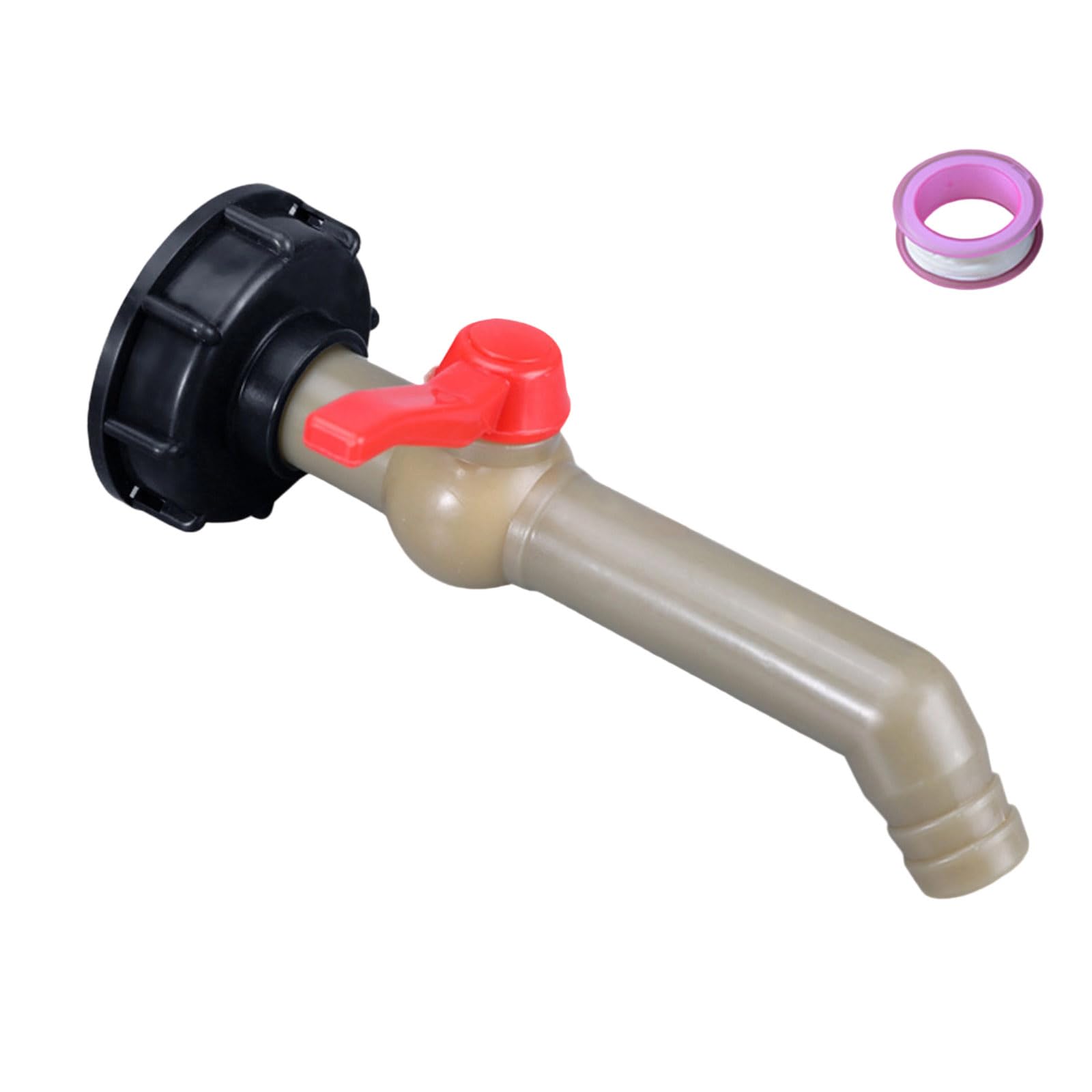 Leakproof Outlet Adapter, Heavy Duty Container Connector for Rainwater Butt & Irrigation Systems Garden Thread Connector Replacement Fitting Parts