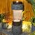 Sunlinua Garden Water Fountain Outdoor Waterfalls Fountain Floor Standing Water Fountains with LED Lights, Pump, Natural Stones for Garden, Living Room, Patio, 42 inches Height
