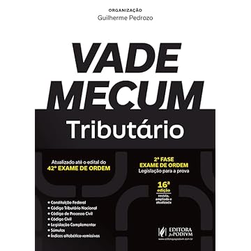 Capa do livro Vade Mecum Tributário - 42º Exame de Ordem - 16ª Edição (2024)