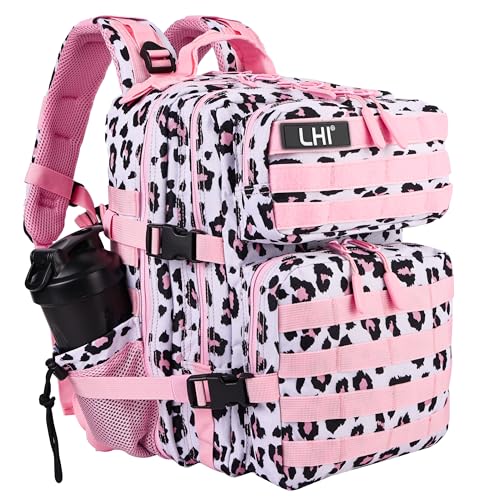 Image of LHI Tactical Military Backpack for Men and Women 25L /35L Army Assault Pack Bag Small Rucksack with Bottle Holder