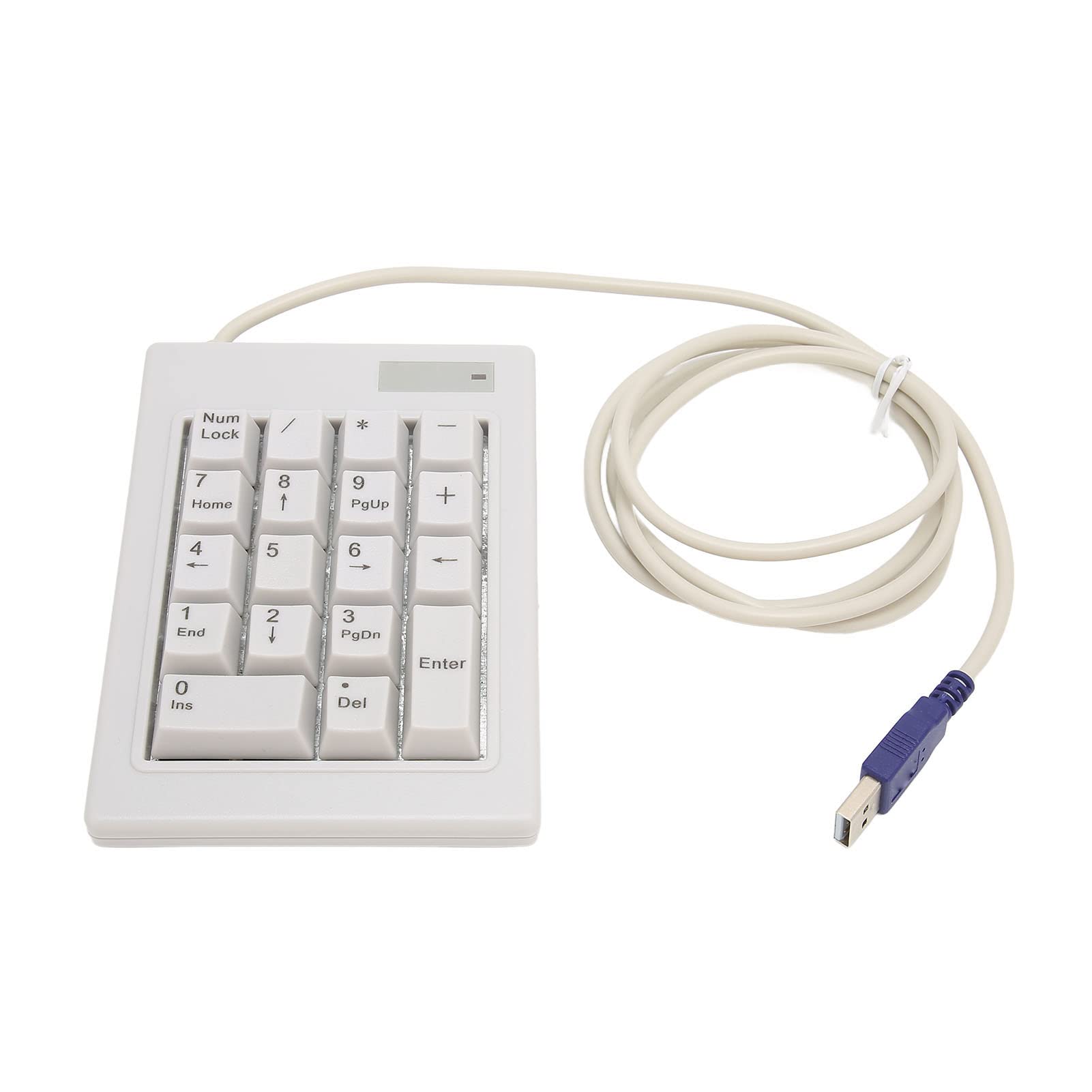Numeric Keypad, Mechanical Numeric Keypad Portable Size Linear Action Switch Wired Design for Accounting for Banking