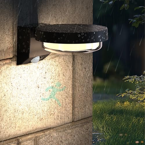 Aplique de Pared LED Solare Exterior para Solucionar Pasillos Oscuros sin Cables en Jardín