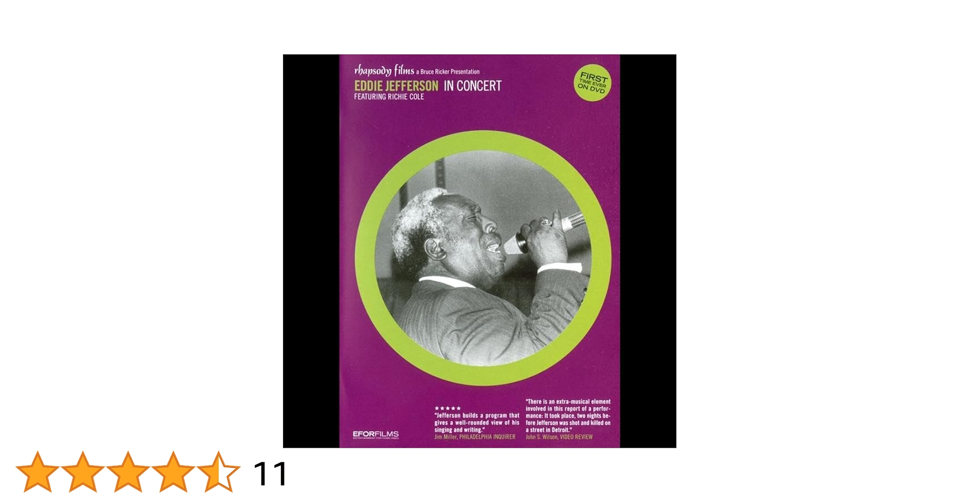 【中古】 Eddie Jefferson / In Concert Amazon.com: Eddie Jefferson in Concert (Live From the Jazz